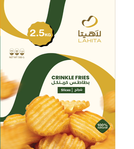 لاهيتا بطاطس كرينكل شرائح
