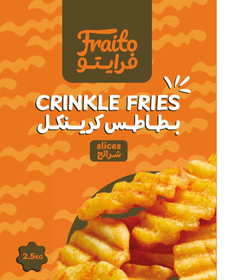 فرايتو بطاطس كرينكل شرائح